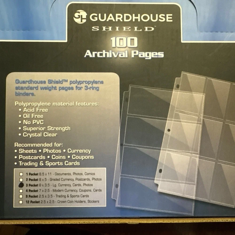 Guardhouse Shield 3 Pocket 8 X 3.5 (Pack Of 49) Remaining‎ New In Box